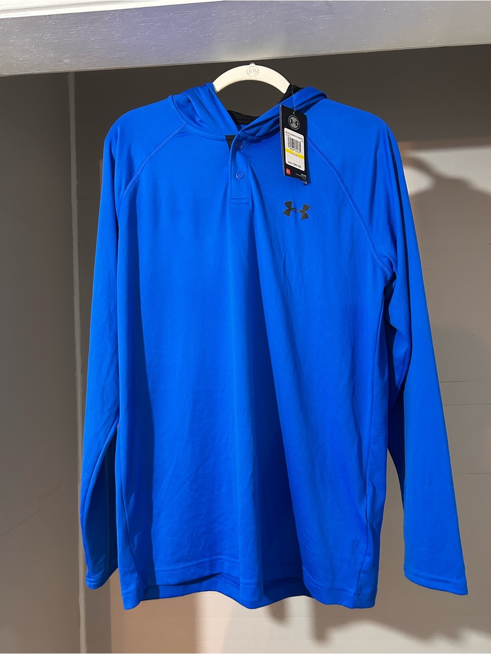 Under Armour Men’s Hooded Long Sleeve Performance Shirt - Blue